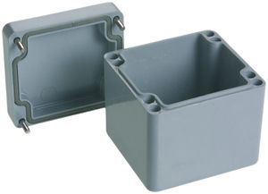 AP-Gehäuse Woertz PEs 80×75×75mm lichtgrau IP65 Lithos