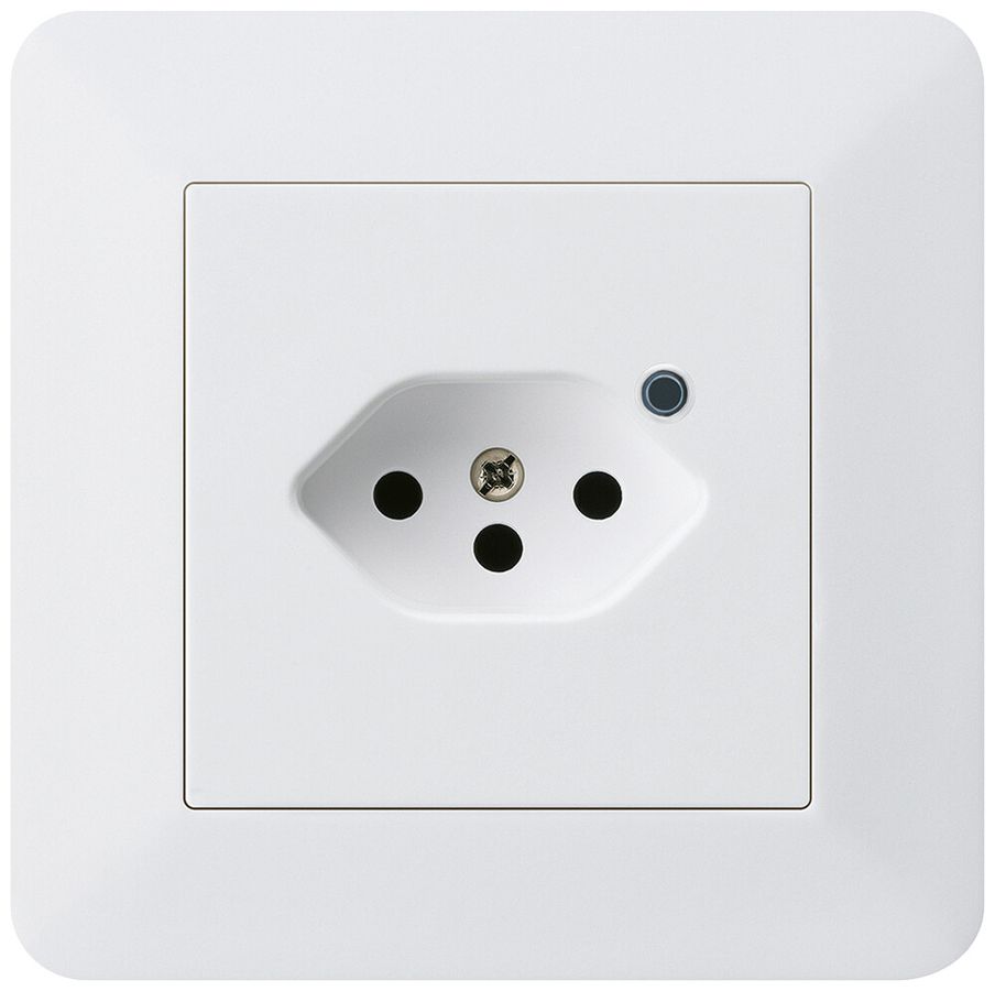 Presa INC Hager kallysto.trend 1×T13 illuminato C bianco ultra