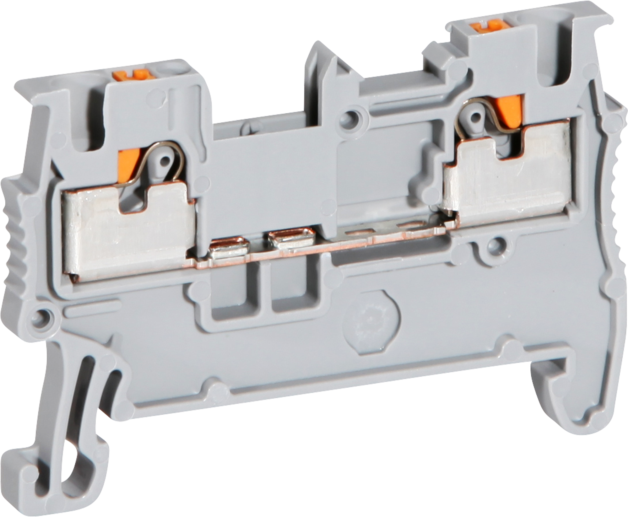 Durchgangsreihenklemme Push-In CLIPLINE 0.14…1.5mm² grau