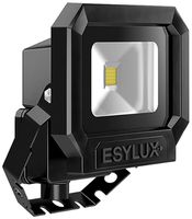 Proiettore LED ESYLUX OFL SUN, 10W 3000K 800lm 133×75×150mm IP65, nero