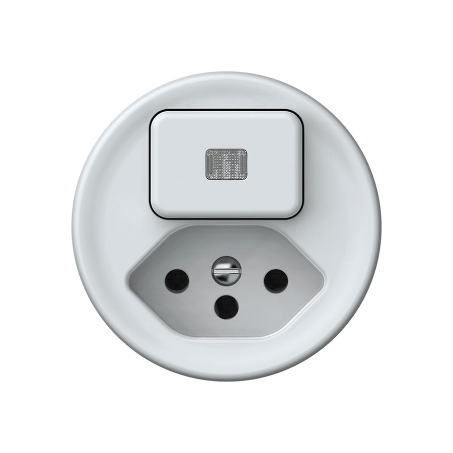 Kombination origin Sch 6 + 1×Typ 13 beleuchtet weiss