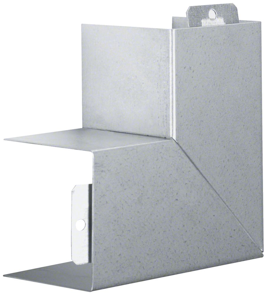 Angolo piatto Hager tehalit.LFS 60×60mm zinco IP30