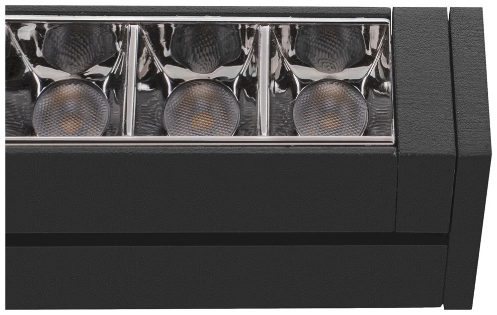 Spot LED SLV IN-LINE 46 14W 1250lm 940 35° DALI 48V AD 455×22mm nero