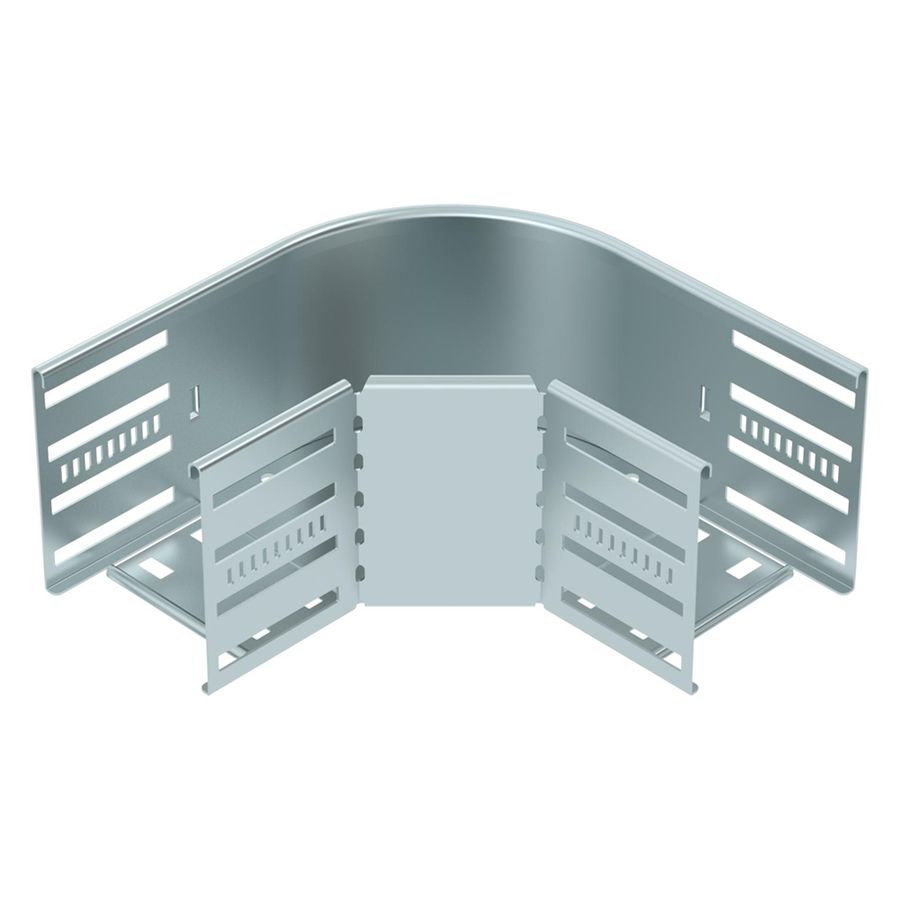Coude BET RB 90° 110×100mm acier zingué en continu