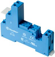 Fassung Finder für Relais 46.52 Schraubanschluss mit Plastikbügel