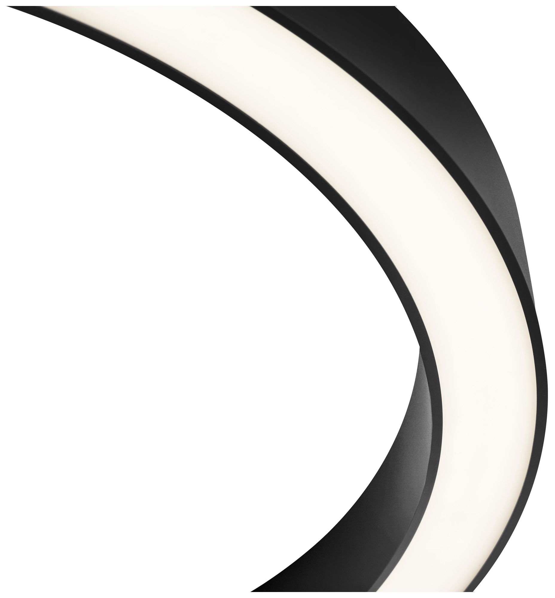 LED-Pendelleuchte Sylvania Nilo 56W 5700lm 830 DALI EM Ø800mm schwarz