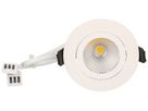 EB-LED-Spot maxLUCE DISC 230 7W 650lm 3000K IP44 MB DIM Ø68…72mm weiss 36°