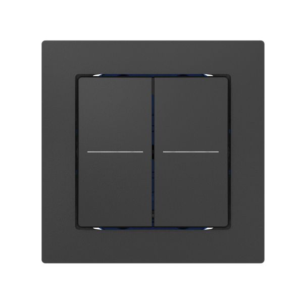 Senseur poussoir ABB Sidus KNX Basic type-E, 2/4, anthracite