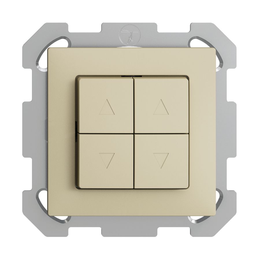 UP-Storentaster EDIZIOdue FM vanille 2-Kanäle