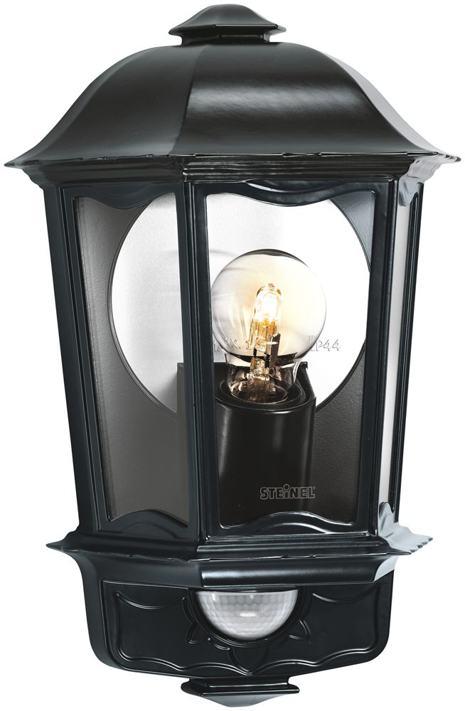 Lampada a muro Steinel L 190 S PIR E27 100W IP44 nero