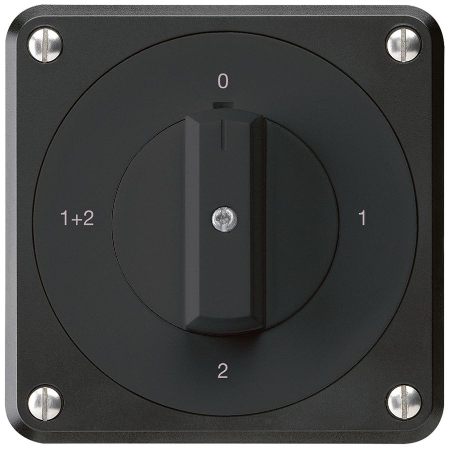 Interrupteur rotatif ENC robusto IP55 schéma 1/1P noir