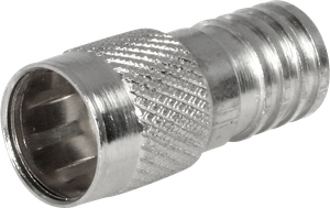 F-Stecker WISI DV95 Quick-Crimp zu Kabel MK95C