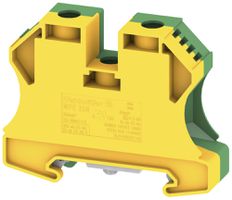 Morsetto di terra componibile 2.5…16mm² TH35/G32 verde-giallo