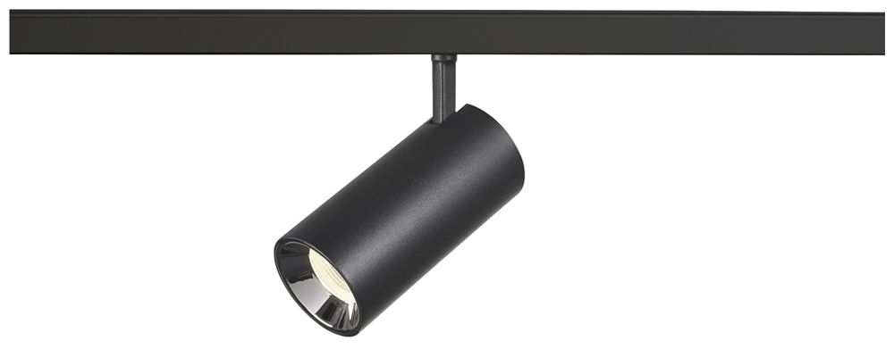 Spot LED SLV NUMINOS S 1×16W 1200lm 940 40° DALI 48V AD Ø60mm nero/argento