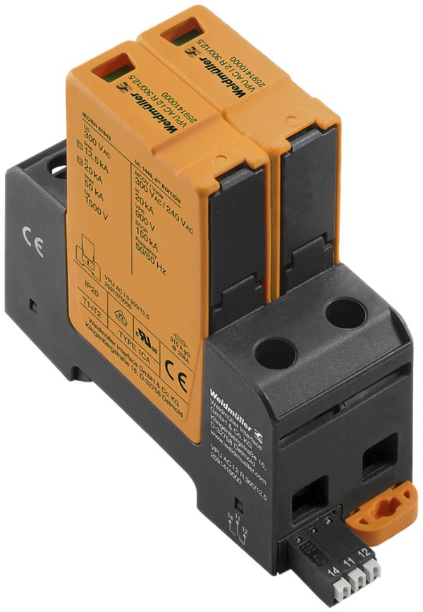 Überspannungsableiter Weidmüller VPU AC I 2 R 300/12.5