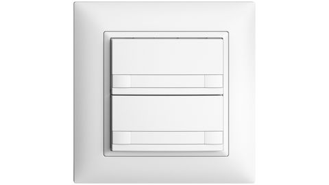 KNX Secure Taster, RGB, ohne LED, mit Papiereinlage