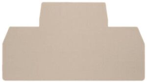 Abschluss-/Zwischenplatte Weidmüller ZAP/TW ZDK 2.5/3AN 79.5×43.08mm beige