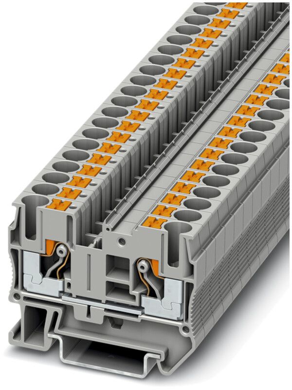 Reihenklemme 0.5…10mm² grau Push-in-An.PT 6