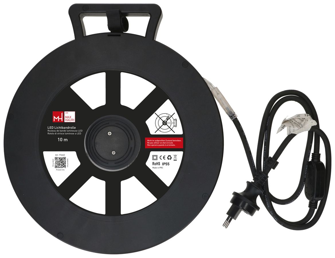 LED-Lichtband MAX HAURI IP55 230V 8600lm weiss 4000K 360° 10m