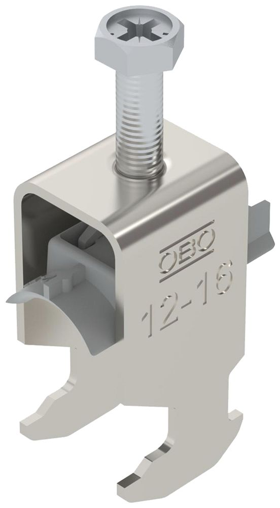 Fixation rapide BET 2056 pied à H matière synthétique 12…16mm 1×câble A2 1.4301