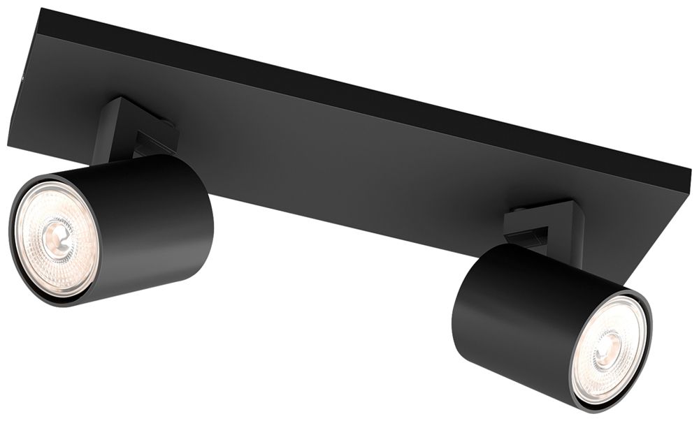 Spot Philips RUNNER GU10 2×20W 305×90mm schwarz