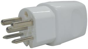 Stecker Steffen STEKO MOUNT T25 weiss 16A 250V/400VAC