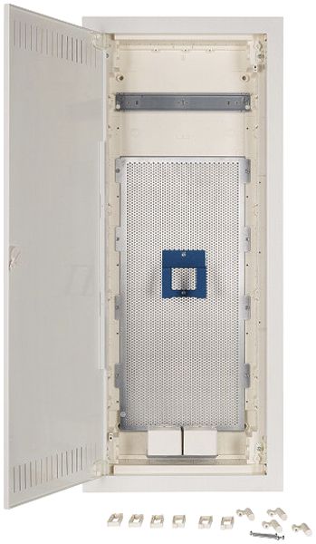 Distributore per parete cava ETN, multimedia, 5 file, porta piatta