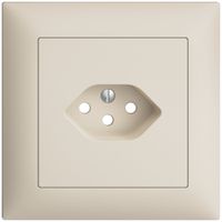 UP-Frontset EDIZIOdue crema 88×88mm 1×T13