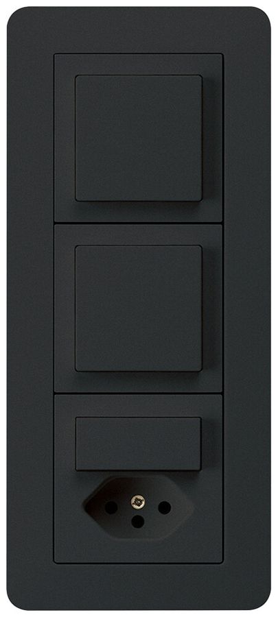 Combinaison ENC kallysto.trend grd.I-I-I verticale 2×interr.S3+S3/type 13 noir