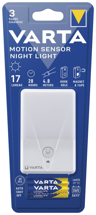 LED-Nachtlicht VARTA Night Light 17lm 3×AAA