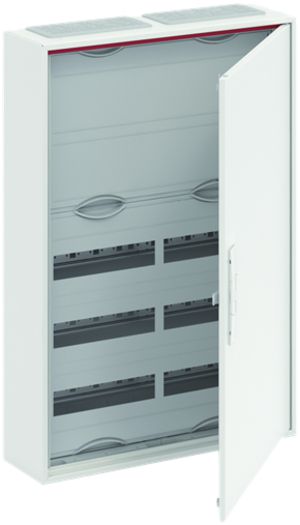 AP-Kleinverteiler ABB CA 25K, 2-Feld 5-reihig (2 geschlossen) 72TE, Tür
