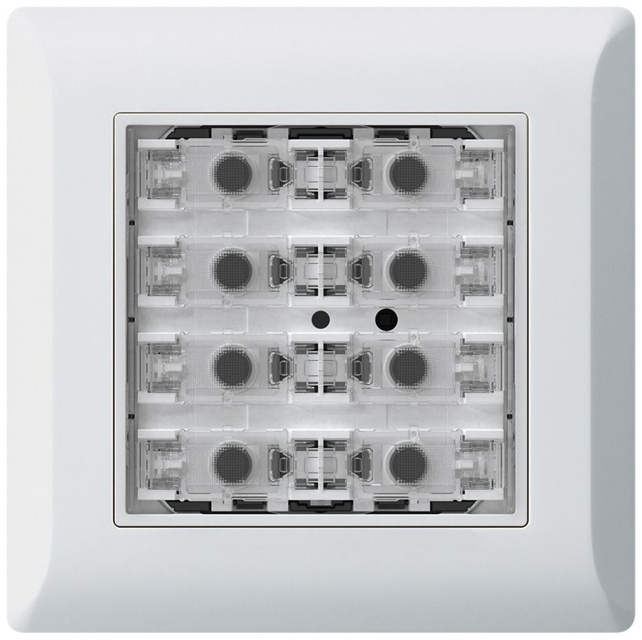 UP-Taster KNX KLI f.8×Tasten 8×Betätigungspunkte LED weiss