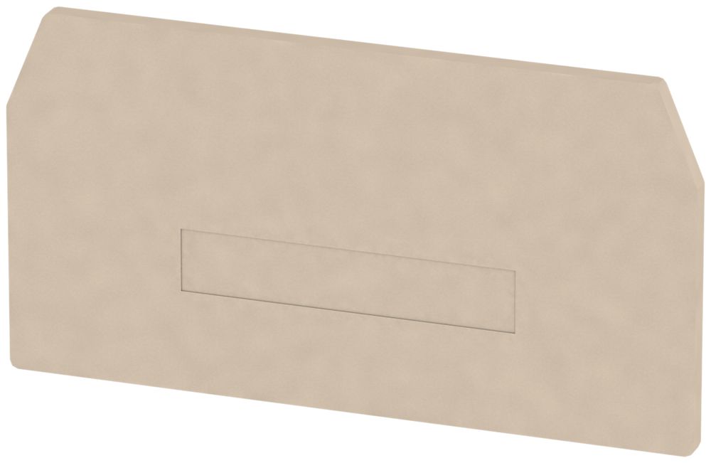 Paroi de fermeture/intermédiaire Weidmüller ZAP/TW ZDU16 82.2×43.4mm beige