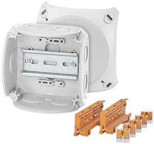 Boîte de dérivation AP Hensel ,5…4 mm² 5×3 bornes de connexion