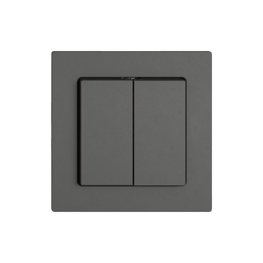 Interruttore a pulsante EDIZIO.liv SNAPFIX® 1/3+3/1L grs