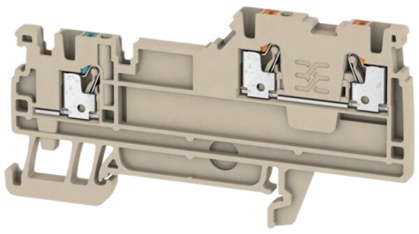 Sensor-/Aktor-Reihenklemme Weidmüller AIO21 SO PUSH IN 1.5mm² beige