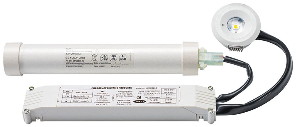 Lampada di emergenza ESYLUX ELH EL LED 3h SC RM OFFICE, bianco