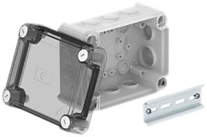 Kabelabzweigkasten Bettermann 150×116×83mm mit Deckel transparent