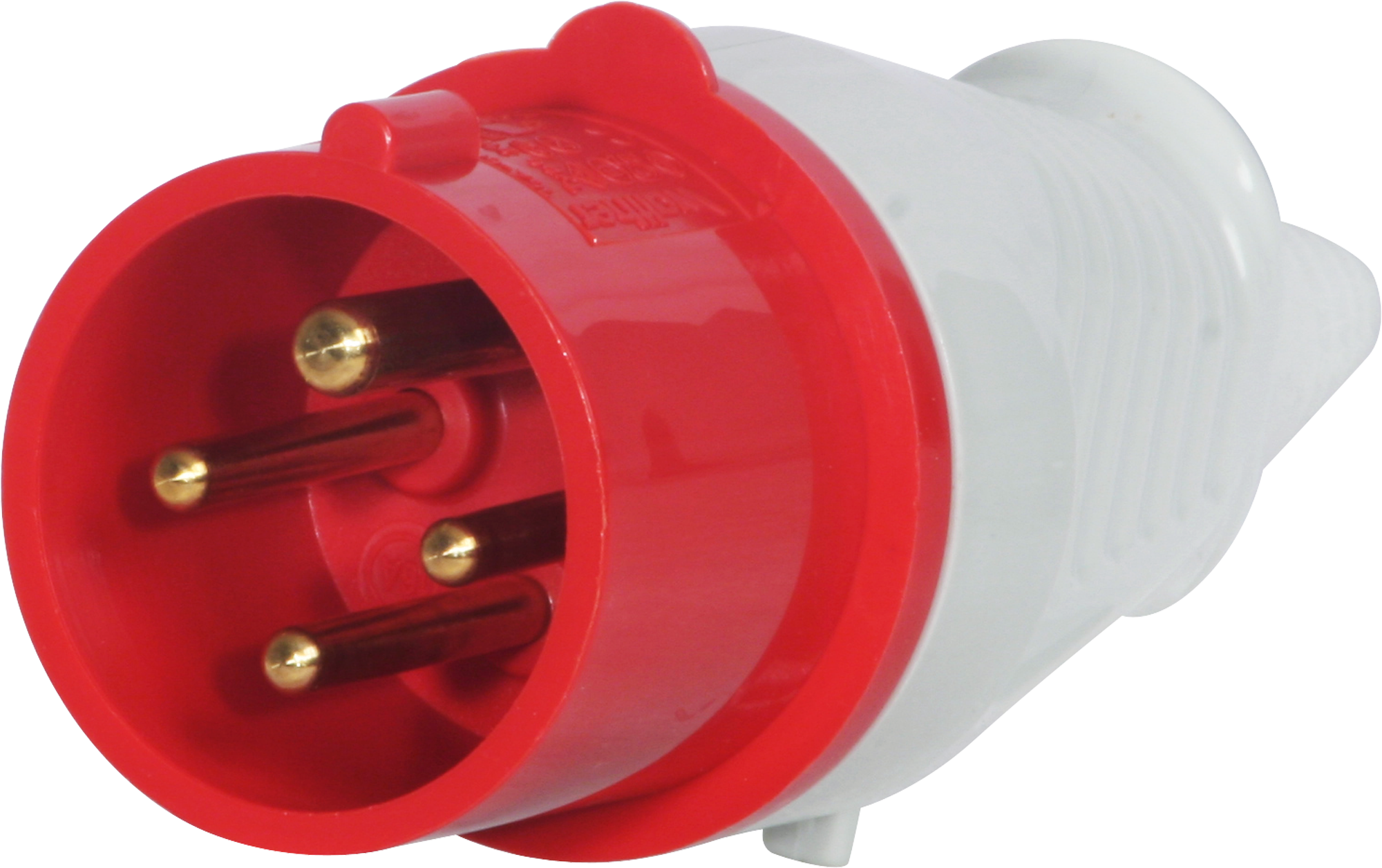Stecker Walther CEEtyp 16A 3LPE 6h 400V rot Ø58/68×147mm IP44