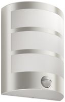 Applique LED Philips Python IR SEN 3.8W 800lm 827 IP44 acier affiné