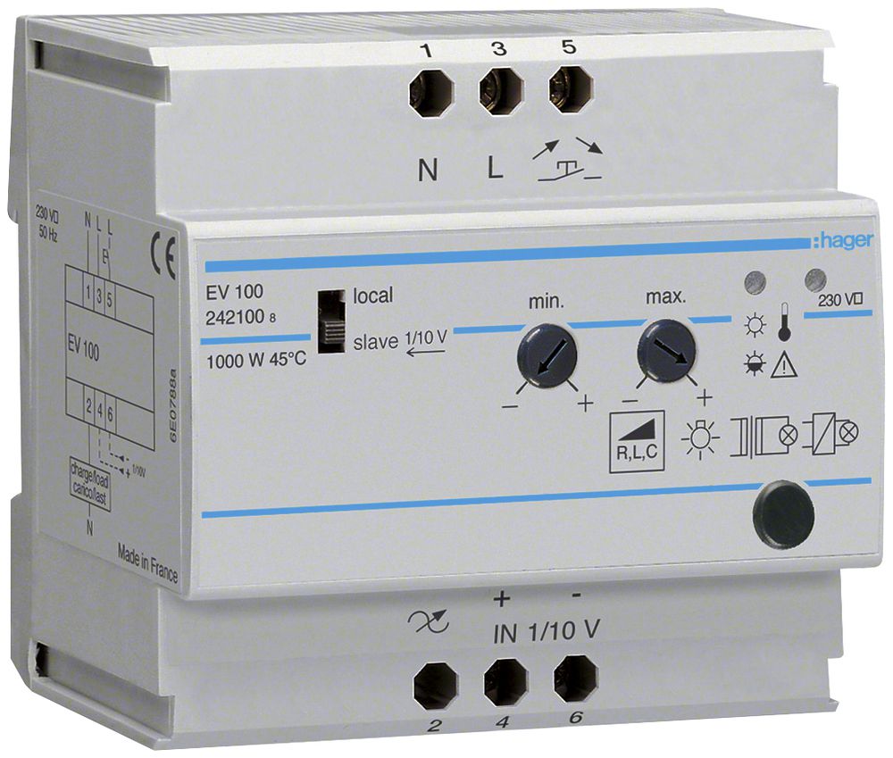 Televariatore universale INS Hager 0...1000W