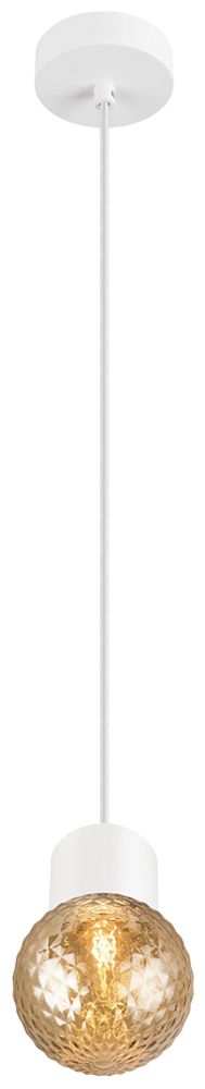 Pendelleuchte SLV VARYT E14 1×6W DIM Ø76×80mm weiss