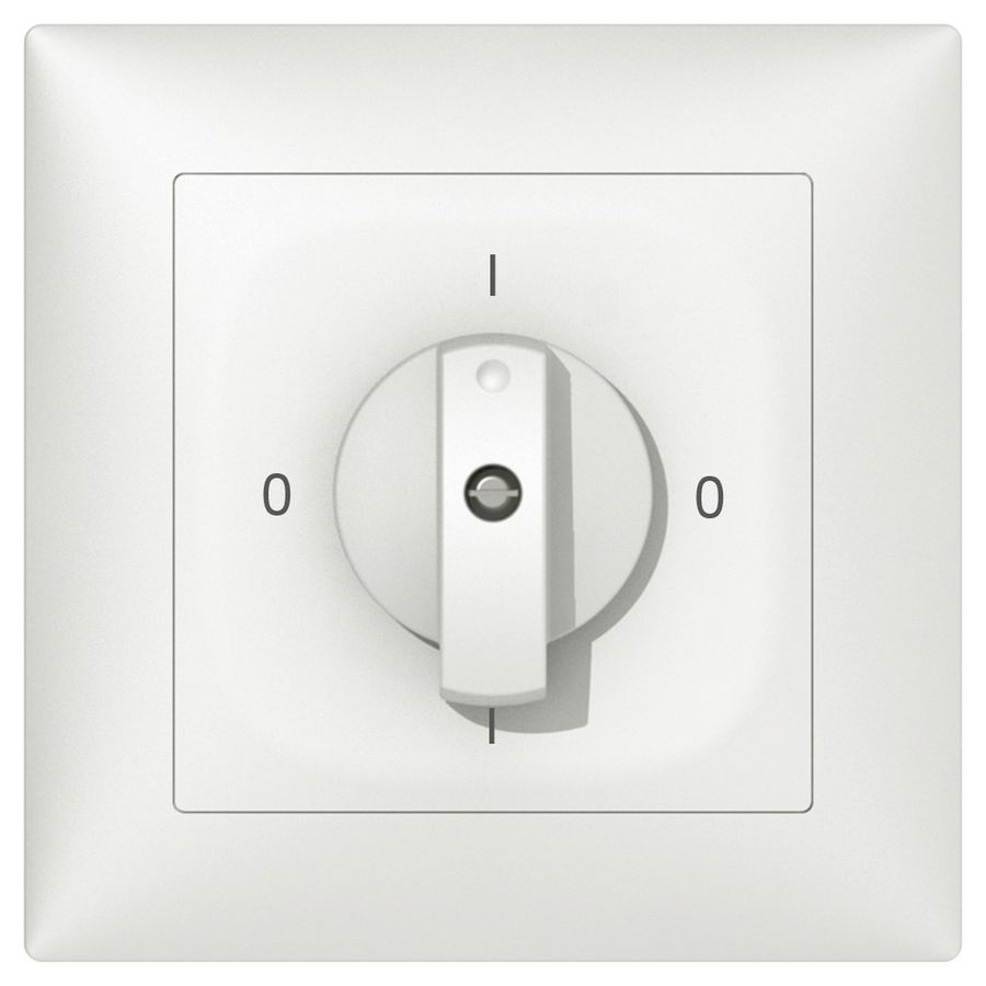 UP-Drehschalter SIDUS B 0/2L weiss