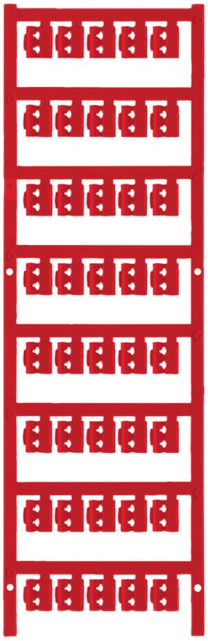 Marqueur de conducteur Weidmüller MultiCard SFC p.Ø1.5…2.5mm 12×5.8mm PA66 rouge