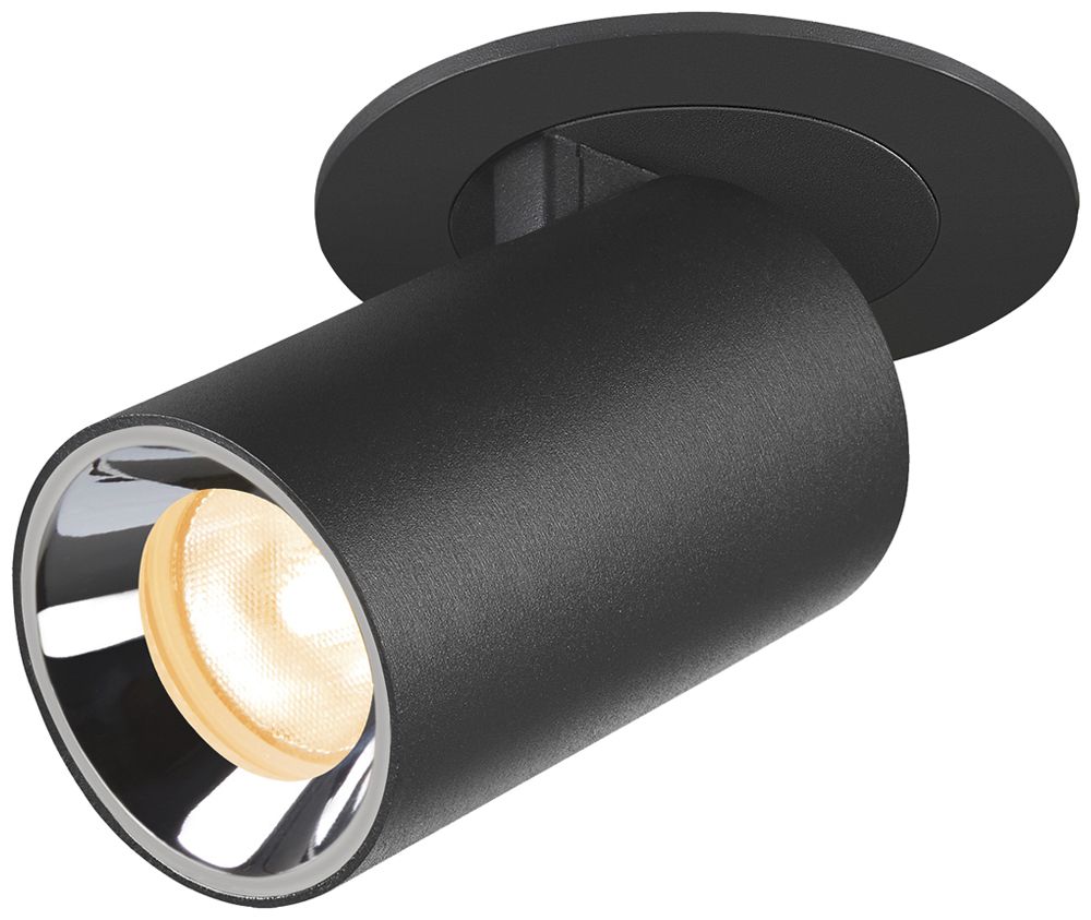 EB-LED-Spot SLV NUMINOS PROJECTOR XS 7W 700lm 930 40° Ø49×80mm sz/Cr