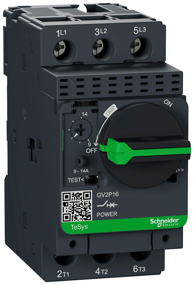 Disgiuntore per motore Schneider GV2P16 9…14A TeSys 50kA