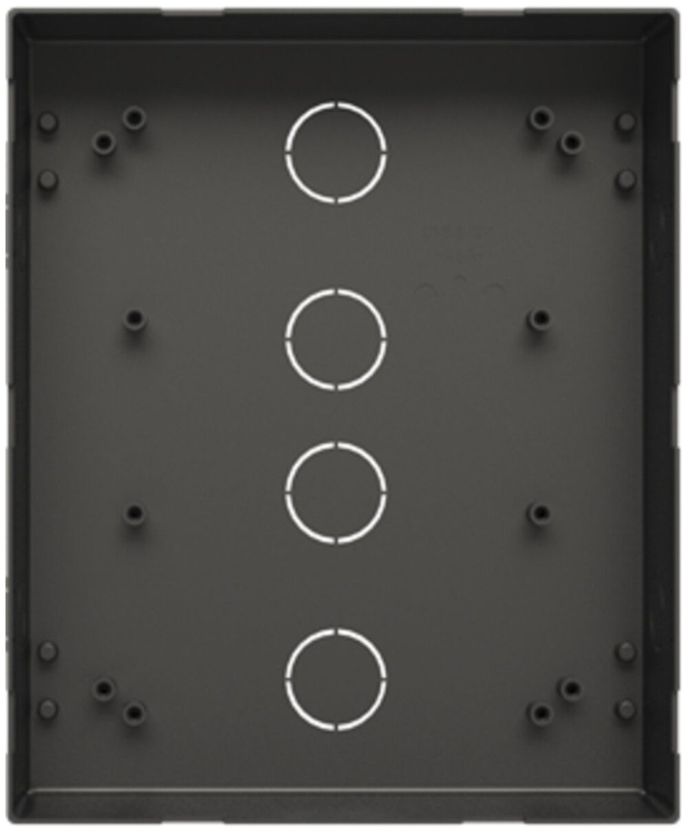 Boîte d'encastrement ABB-Welcome, taille 2/3 (6 modules), noir