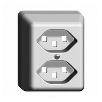 AP-Kappe FH zu 2×T23 weiss