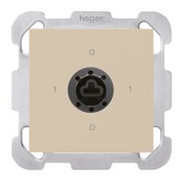 UP-Drehschalter kallysto 0/1L beige für Sicherheitsschloss ohne Zylinder