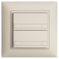 Poussoir KNX RGB ENC EDUE FMI, 250mW, s.LED, papier, 2×poussoir, C.2×T., crema